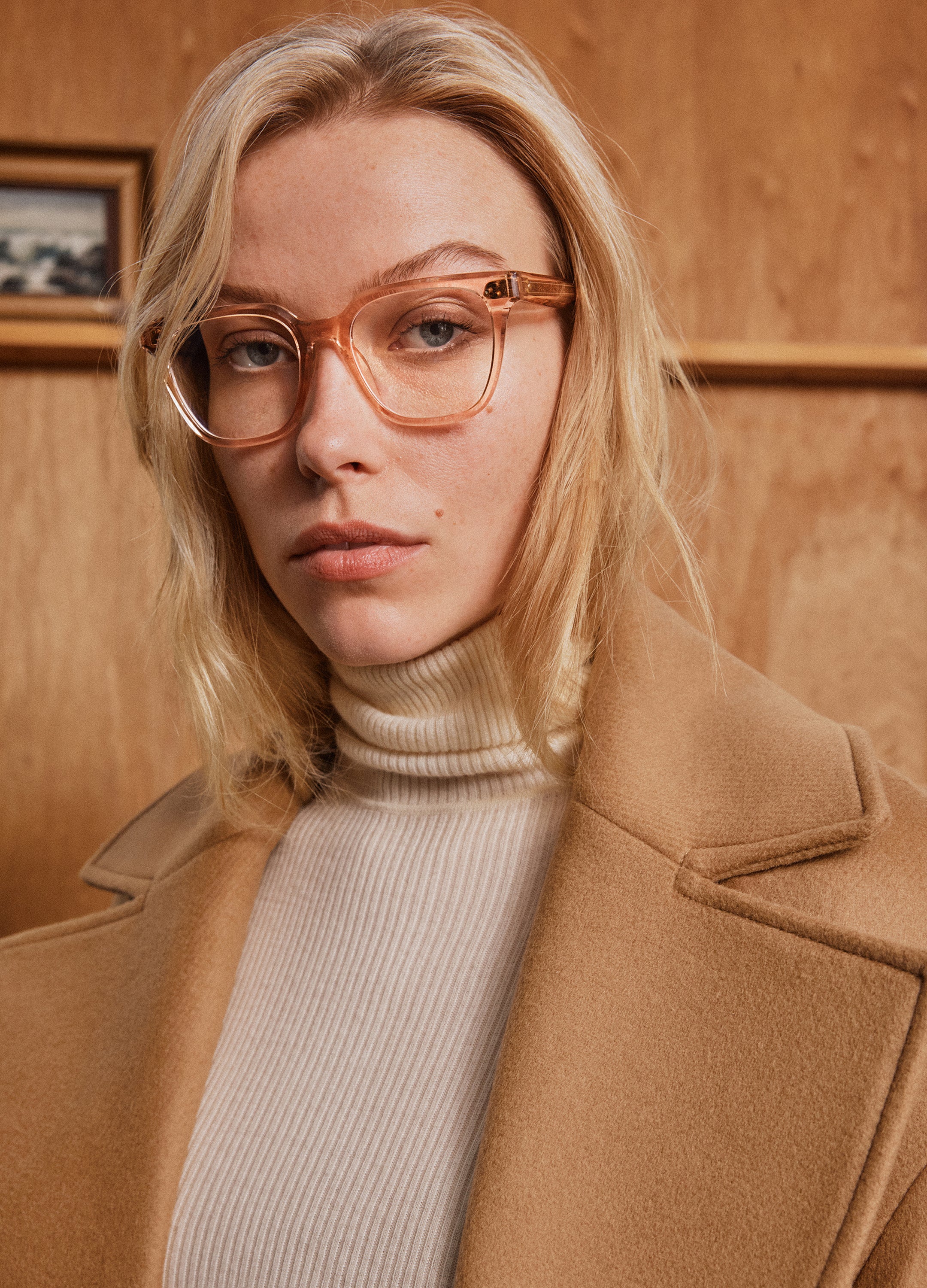 Woman in Rose & Co Optical Glasses